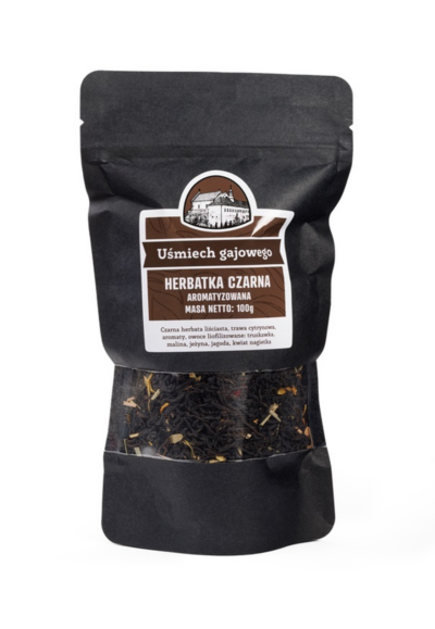 Herbatka Czarna Aromatyzowana Uśmiech Gajowego 100g