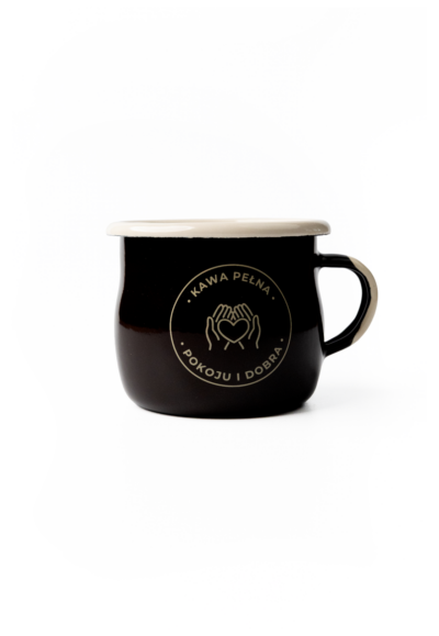 Kubek emaliowany Klasztorna Palarnia Kawy 250ml