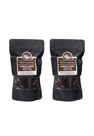 Wielopak 2×100g – Herbatka Czarna Aromatyzowana Uśmiech Gajowego 100g
