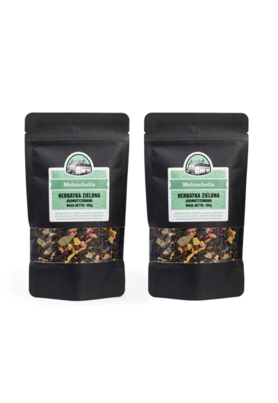 Wielopak 2×100g – Herbatka Zielona Aromatyzowana Melancholia 100g