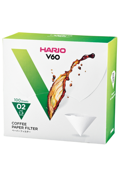 Filtry papierowe białe Hario V60-02 100 szt.